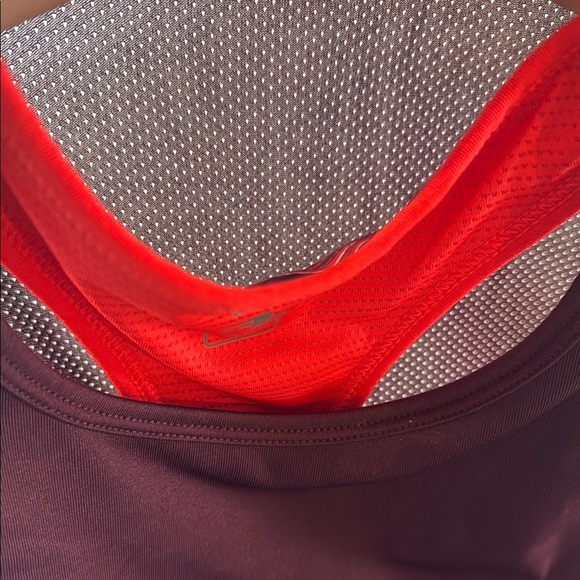 Athletic Works Tank Top Purple and Orange Yoga Cut Out Style Women's - Picture 9 of 12